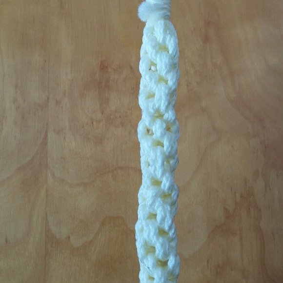 Macrame Plant Hanger 44 inch fits 7 inch Flower Pot Nylon Hanging Flower Holder - Picture 4 of 10